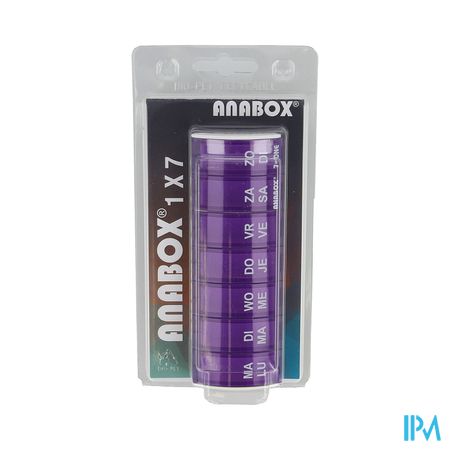 Anabox Pilulier Semaine Pourpre