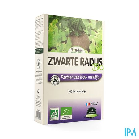 Zwarte Radijs Bio Amp 20x10ml Biotechnie