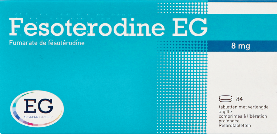 Fesoterodine EG 8Mg Verlengde Afgifte Tabl  84 1