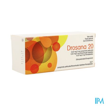 Drosana 20 0,02mg/3mg Filmomh Tabl 6 X 21