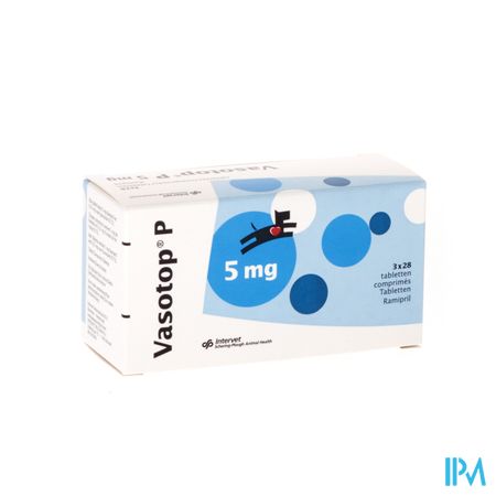 Vasotop P 5,00mg Tabl 3 X 28