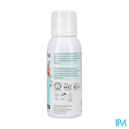 Pranarom Aromaforce Zuiv.spray Ravin.eucal.bio75ml