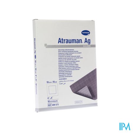 Atrauman Ag 10x10cm St. 10 P/s