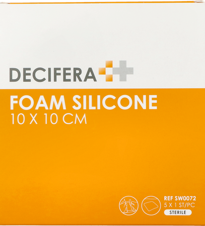 Decifera Foam Silicone 10x10cm 5 1