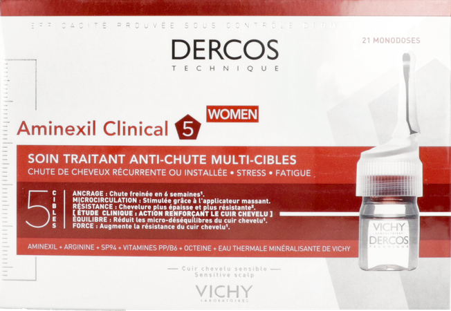 Vichy Dercos Aminexil Clinical 5 Women Amp 21x6ml 5