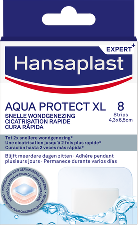 Hansaplast Aqua Protect Xl Snelle Wondg. Strips 8 2