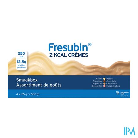 Fresubin 2 Kcal Cremes Smaakpakket 4x125g 1