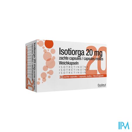 Isotiorga 20mg Zachte Caps 30