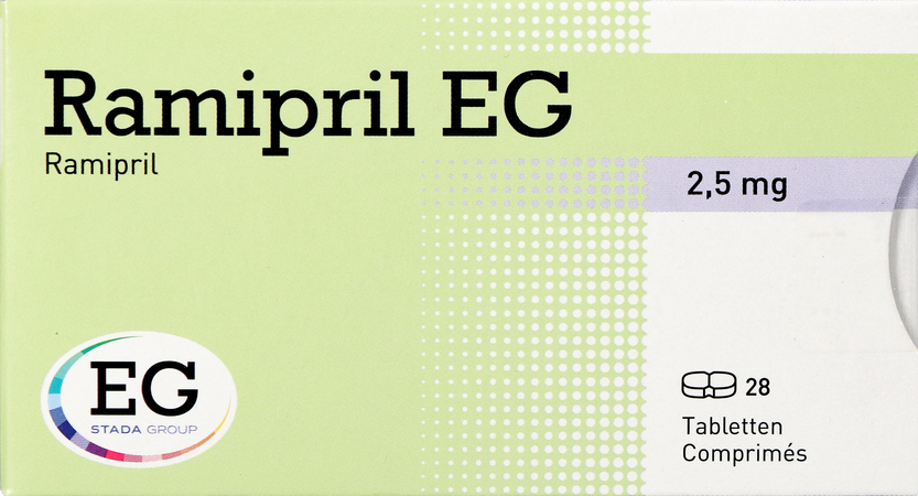 Ramipril EG 2,5Mg Comp 28X2,5Mg 2