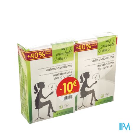 Green Light Coffee Sachets 14 40% Gratuit