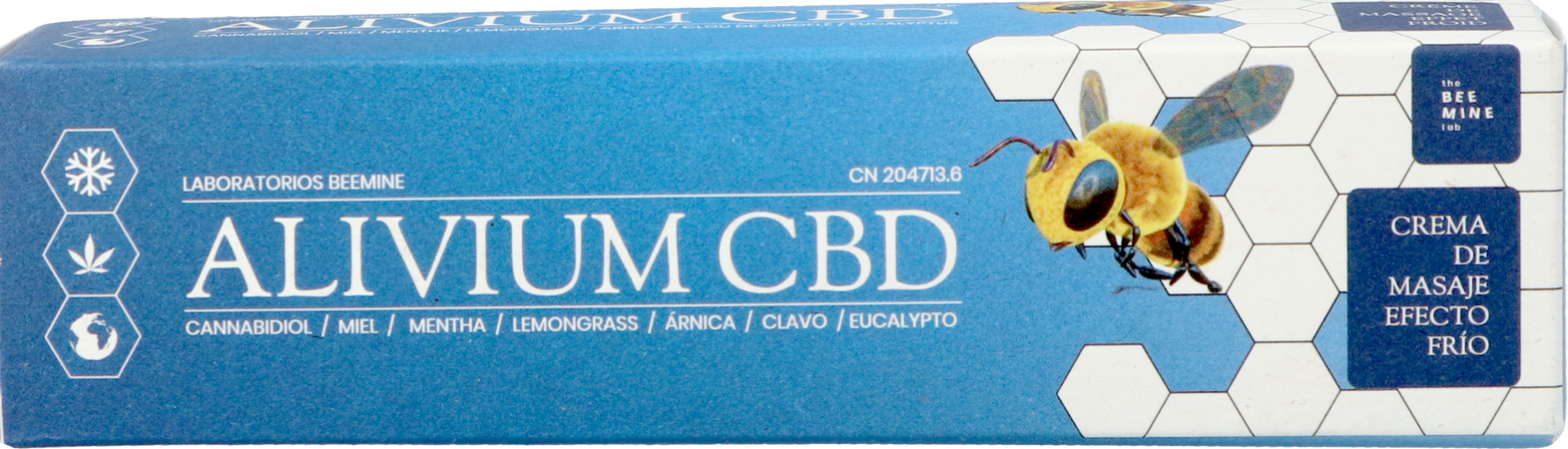 Beemine Lab Alivium Cbd Creme Massage Froid 75ml 6