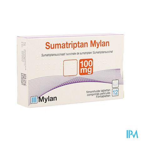 Sumatriptan Viatris 100mg Comp 12 2