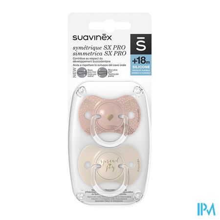 Suavinex Spread Joy Soother Sil Rev +18m Bg Duo 2