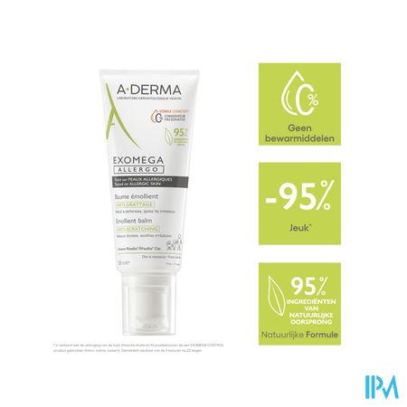 Aderma Exomega Allergo Emolierende Balsem 200ml 16