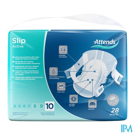 Attends Slip Active 10 Large 1x28 3