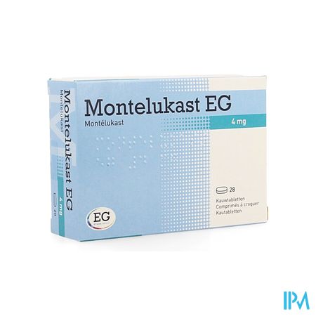 Montelukast EG Kauwtabletten 28 X 4 Mg