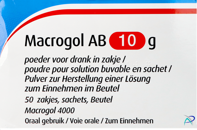 Macrogol Ab 10g Pdr Pour Sol Buvable Sach 50 1