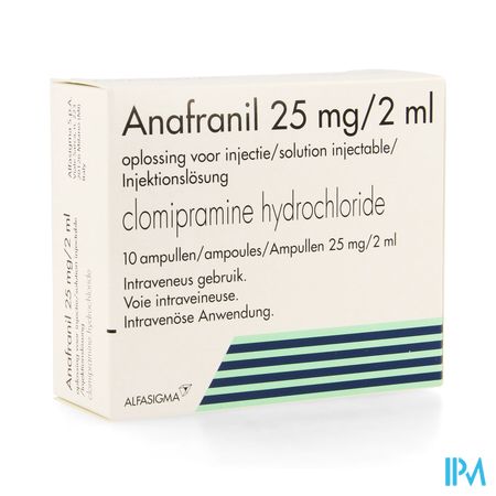 Anafranil Amp Inj 10 X 25mg/2ml