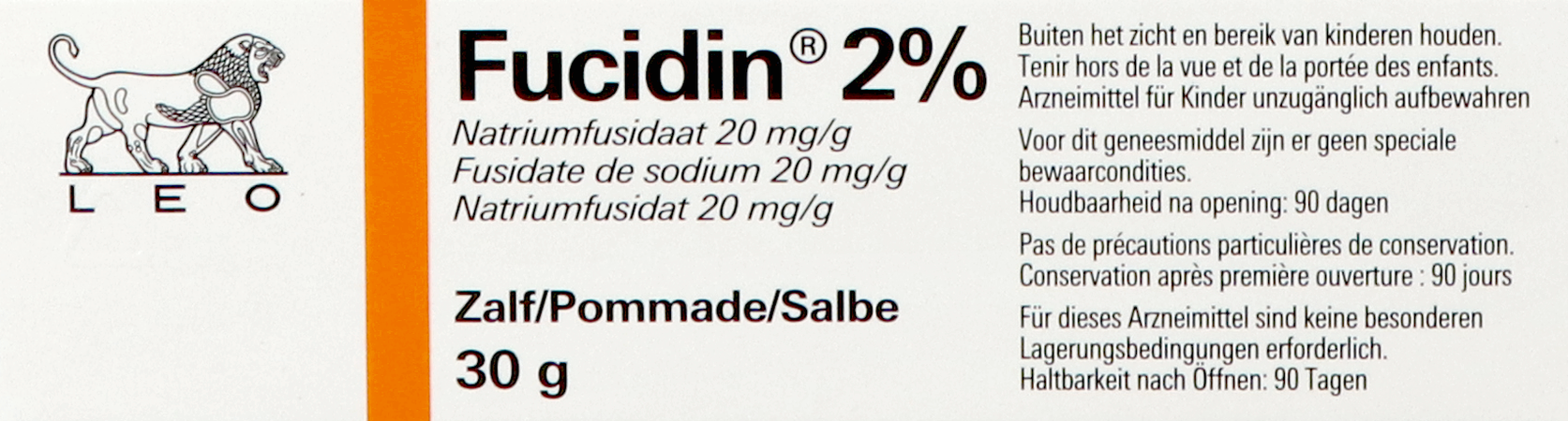 Fucidin Zalf Pommade 2 % 30g 1