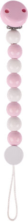 Heimess Fopspeenketting Hout Pastel Roze H732340