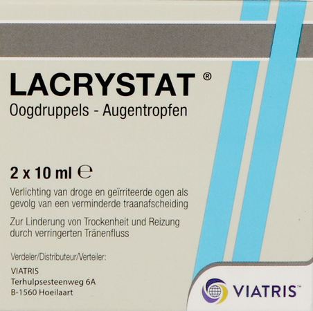 Lacrystat Collyre Fl 2x10ml Nf 4