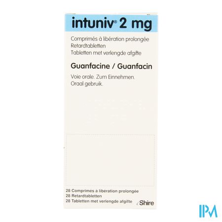 Intuniv 2mg Verlengde Afgifte Comp 28 X 2mg 1