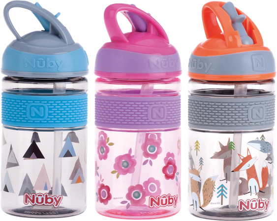 Nuby Beker 2in1 Harde Tuit Uit Tritan 360ml 3j+ 6