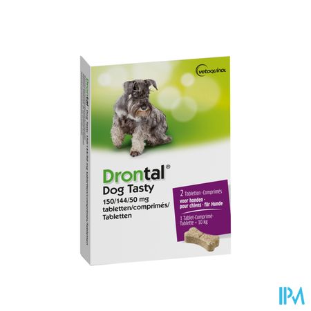 Drontal Tasty Bone 150/144/5mg 10kg Dog Comp 2