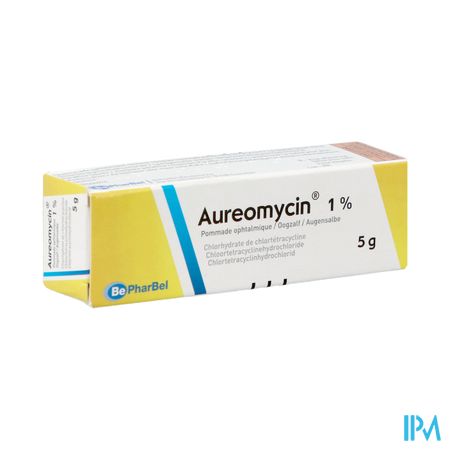 Aureomycine Ung Opht 1 X 5g 1%