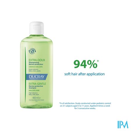 Ducray Extra-doux Huidbescherm. Shampoo 100ml Nf 7