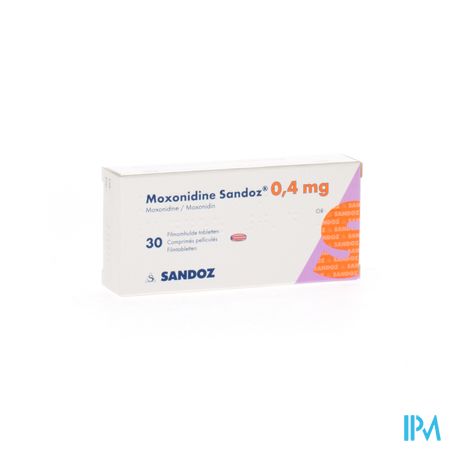 Moxonidine Sandoz Comp 30 X 0,4mg