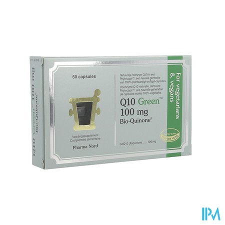 Q10 Green 100mg Soft V-caps 60
