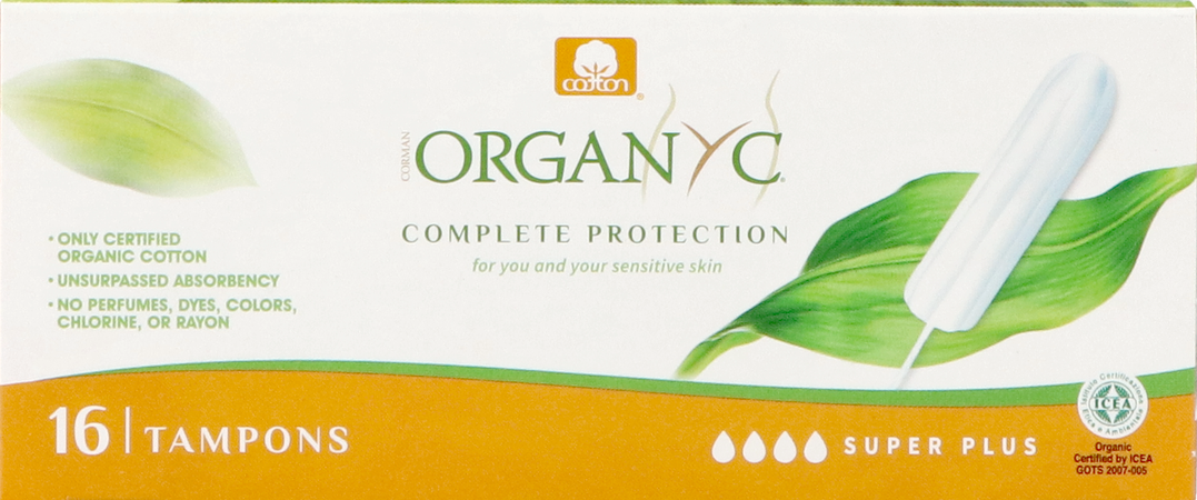 Organyc Tampon Super Plus Coton Bio 16 1
