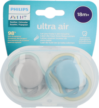 Philips Avent Fopspeen +18m Air Neutraal 2 1
