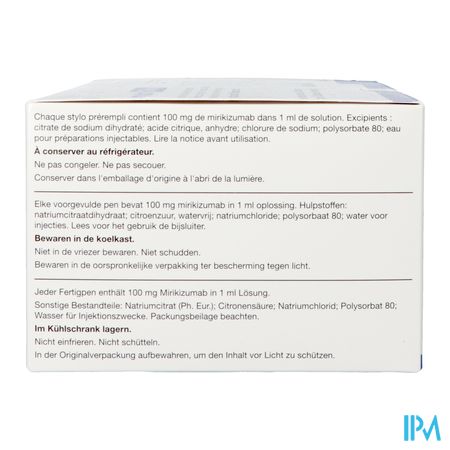 Omvoh 100mg Opl Inj Voorgevulde Pen 6 4