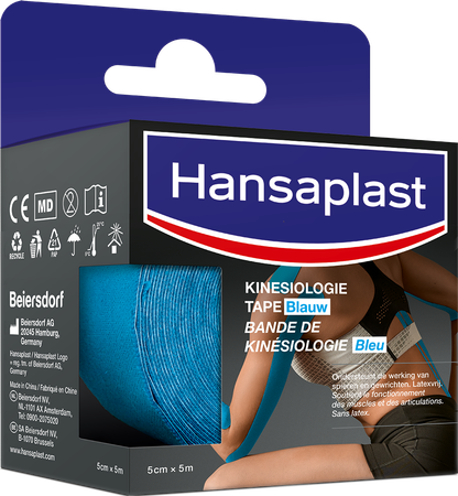Hansaplast Kinesiologietape Blauw 2