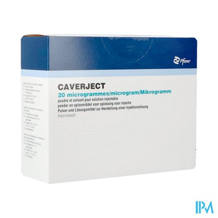 Caverject Pulv Lyoph 5x20ug Ser Inj