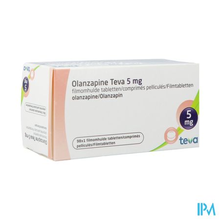 Olanzapine Teva 5mg Filmom Tabl 98 X 5mg