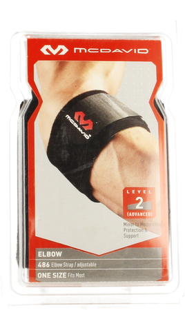 Mcdavid Tennis Elbow Strap Black One Size 486 1