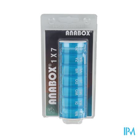 Anabox Pilulier Semaine Bleu