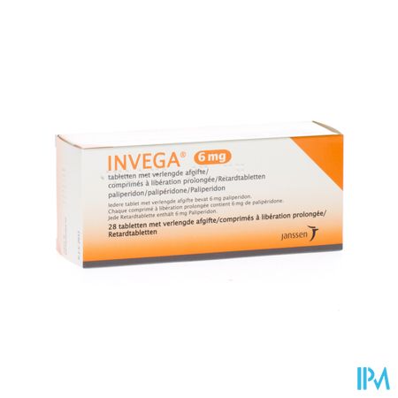 Invega Tabl Retard 28 X 6mg