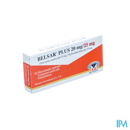 Belsar Plus 20mg/25mg Filmomh Tabl 28