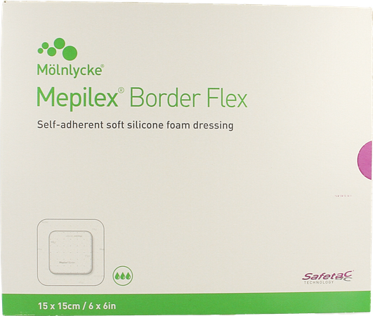 Mepilex Border Flex Verb 15x15cm 5 595400 1