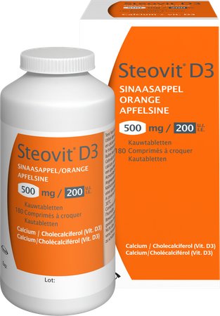 Steovit D3 Orange 500mg/200ui Comp Croq. 180 Flac 3