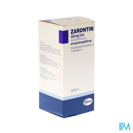 Zarontin 250mg/5ml Siroop 200ml