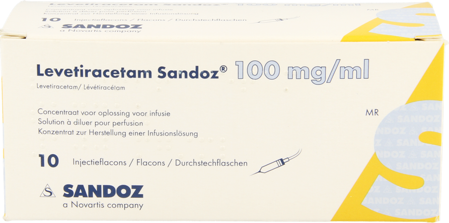 Levetiracetam Sandoz Conc Opl Inf Inj 10 Fl 5ml 1