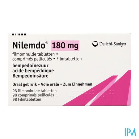 Nilemdo 180mg Comp Pell 98 1
