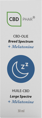 Cbd Olie Breed Spectrum + Melatonine 30ml Cbd-phar 1