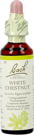 Bach Flower Remedie 35 White Chestnut 20ml 2