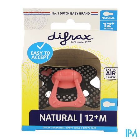 Difrax Fopspeen Natural 12m+ Girl 10